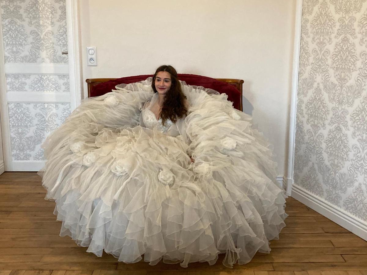 Chambre Romantique Dans Le Chateau De La Bouchatte Chazemais Bagian luar foto