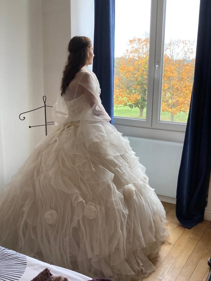 Chambre Romantique Dans Le Chateau De La Bouchatte Chazemais Bagian luar foto